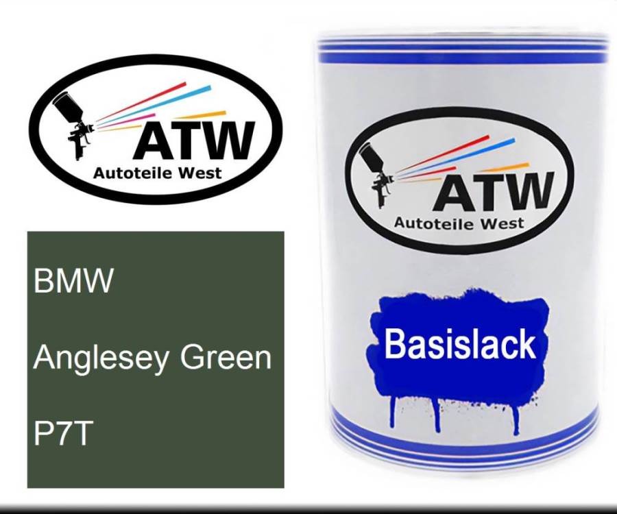 BMW, Anglesey Green, P7T: 500ml Lackdose, von ATW Autoteile West.